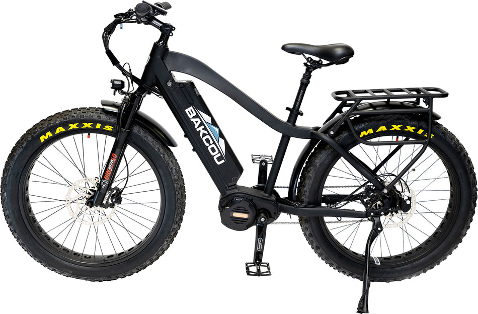 Bakcou Mule Jager Electric Hunting E-Bike Matte Black 18 In Rohloff 14-Speed Hub