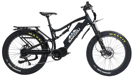 Bakcou Storm 25 Medium Full-Suspension E-Bike Matte Black 17" Frame Sram 9sp Bafang M620 Ultra Motor