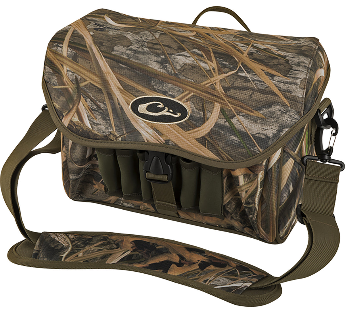 Drake Waterfowl DA1051022 Refuge Blind Bag Mossy Oak Shadow Grass Habitat HD-2 with Zipper Closure