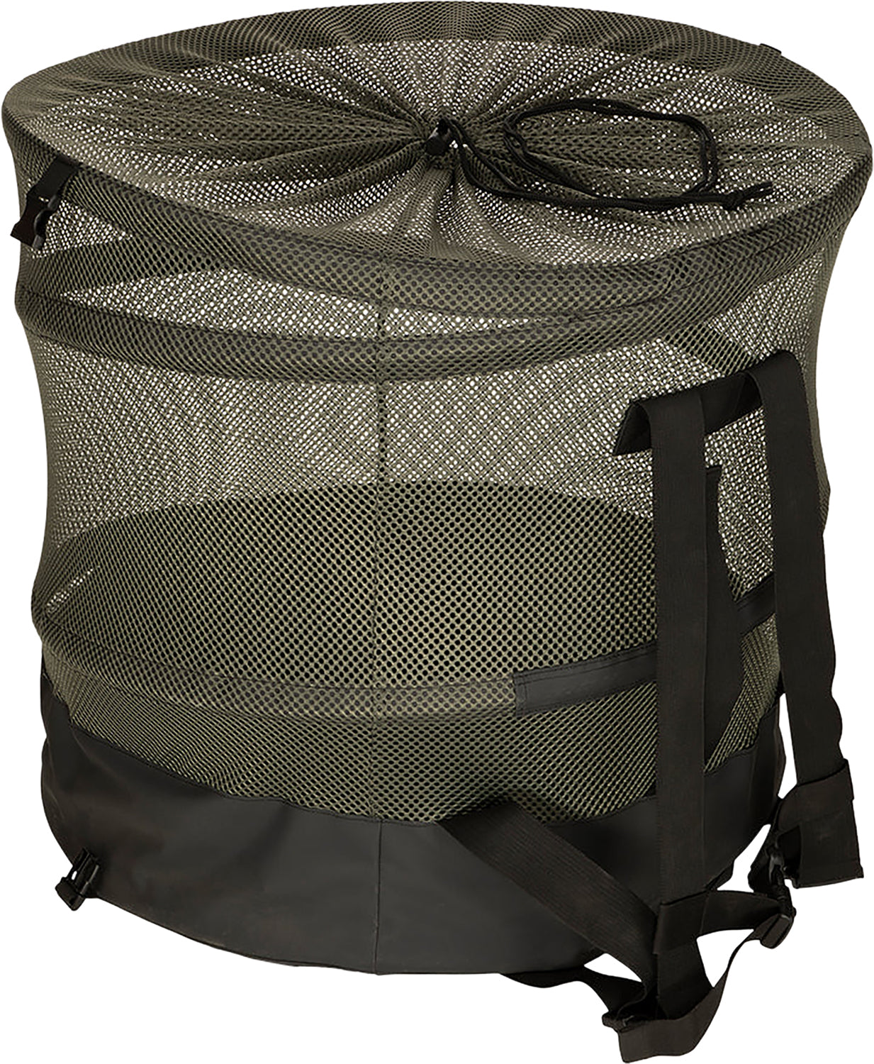 Drake Waterfowl DA1115OLV Large Stand-Up Decoy Bag, Olive Mesh with Vinyl-Coated Bottom