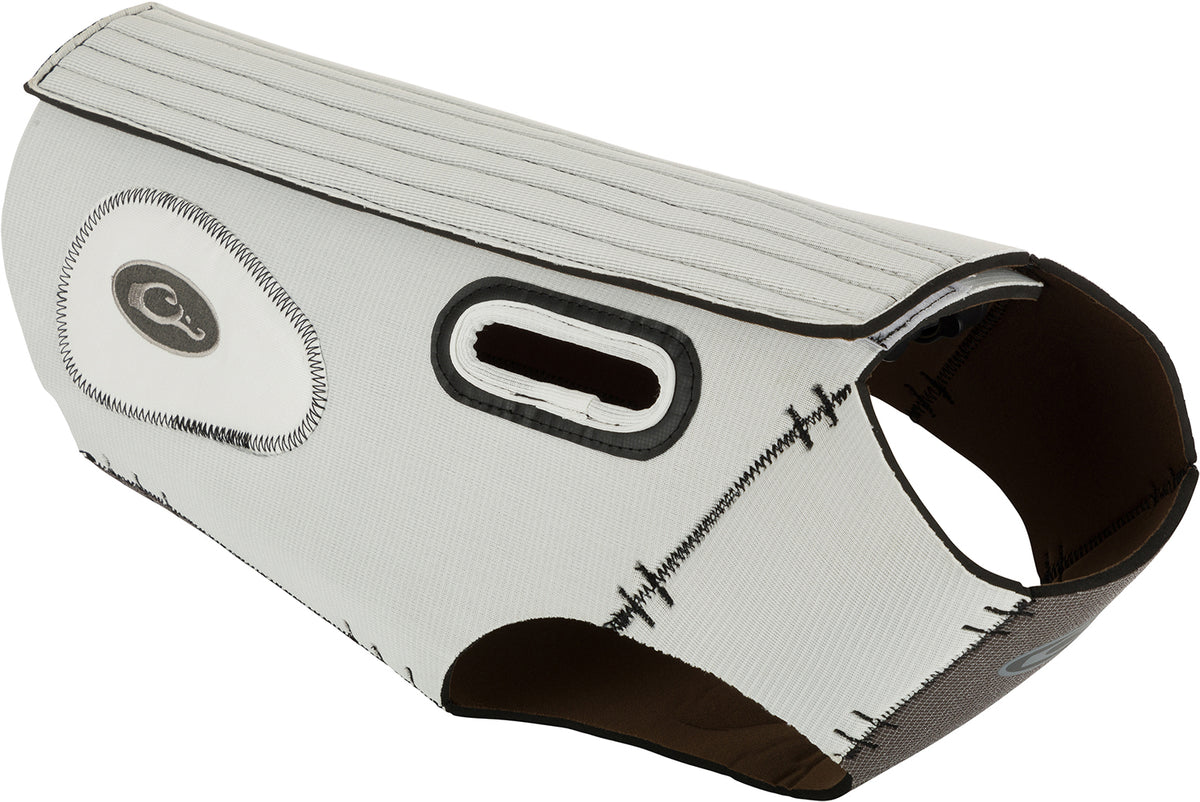 Drake Waterfowl GD9900WHT3 Neoprene Dog Vest Large White with Assist Handle