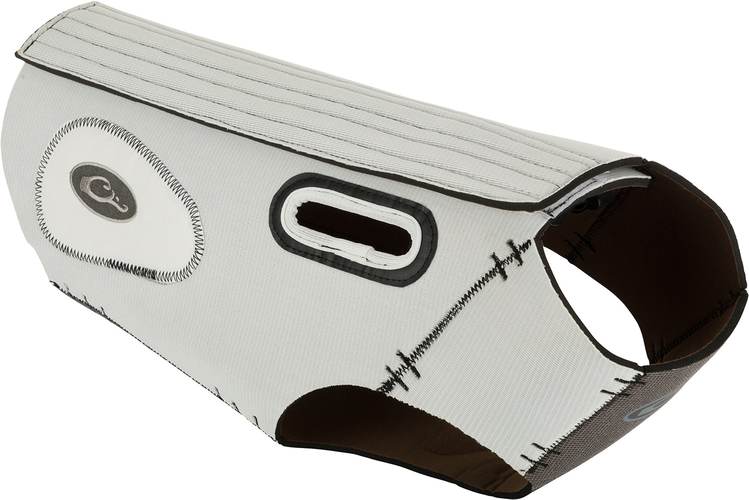 Drake Waterfowl GD9900WHT3 Neoprene Dog Vest Large White with Assist Handle