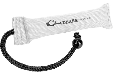 Drake Waterfowl GD2000WHT Firehose Dog Training Bumper White Polyester 12" Medium