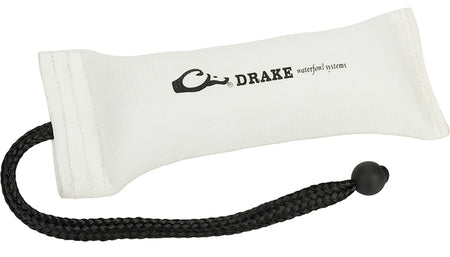Drake Waterfowl GD3000WHT Firehose Dog Training Bumper White Polyester 12" Large