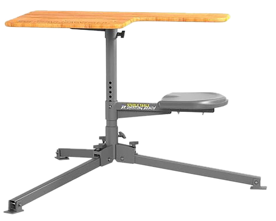 Caldwell Stable Table BR Premium Shooting Bench Laminated Red Oak Wood