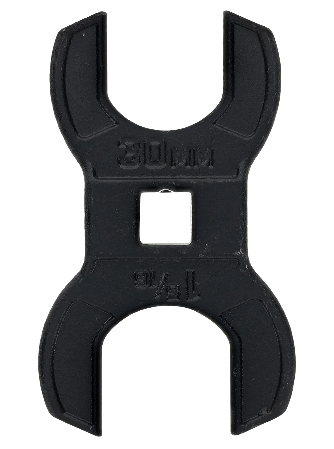 Wheeler AR-15/LR308 Barrel Nut Crowfoot Wrench, 1-1/8 and 1-1/4 inch, Black Hardened Steel