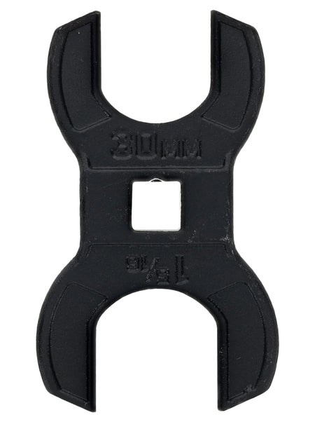 Wheeler AR-15/LR308 Barrel Nut Crowfoot Wrench, 1-1/8 and 1-1/4 inch, Black Hardened Steel