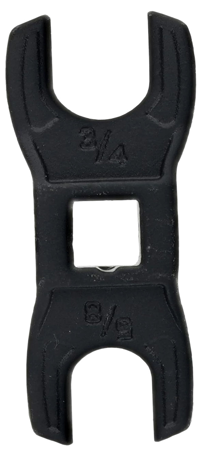 Wheeler 1199465 Muzzle Device and Buffer Tube Crowfoot Wrench, Black Steel