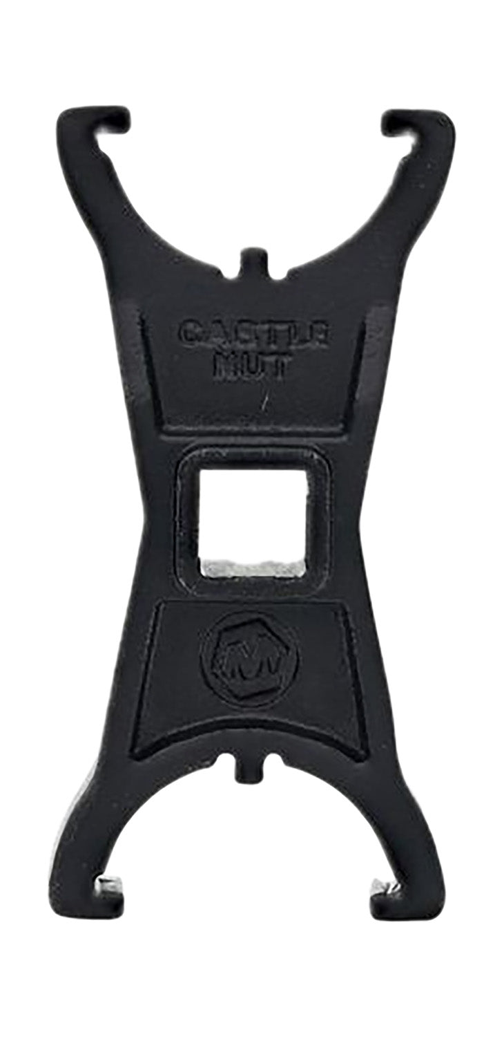 Wheeler 1199468 Castle Nut Crowfoot Wrench for AR-15/LR-308, Black Steel