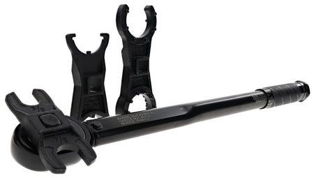Wheeler 1199887 XL F.A.T. Wrench with Mil-Spec Crowfoot Set, Black Steel