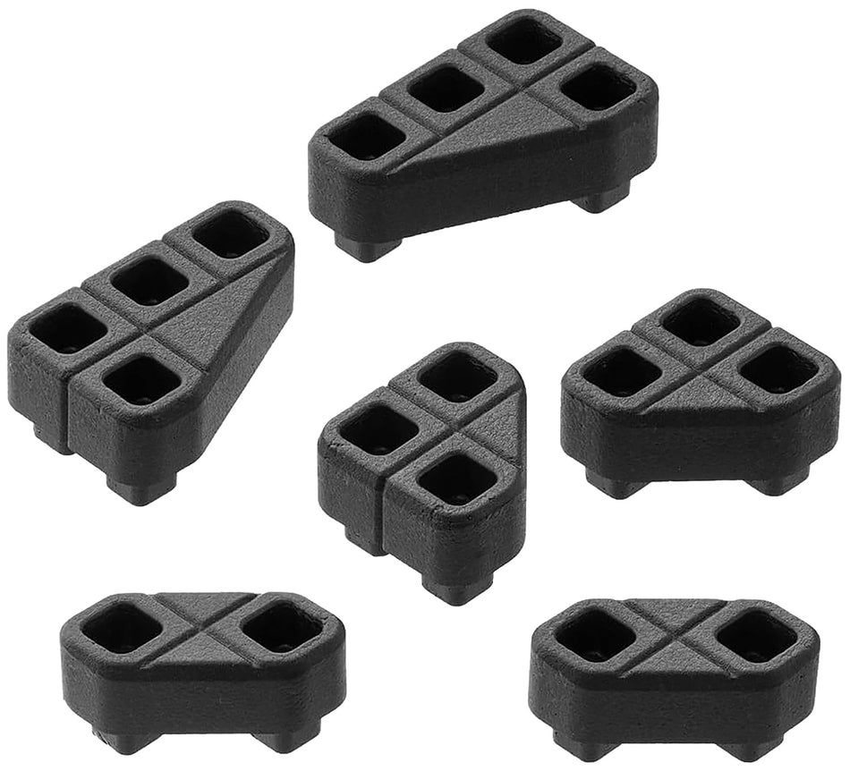 Magpul MAG1366-BLK DAKA Angled Block Kit Black Polypropylene for DAKA Cases and Organizer Systems
