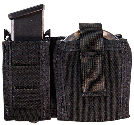 High Speed Gear 41P000BK TACO Duty Single Pistol and Handcuff Holder Black Nylon MOLLE