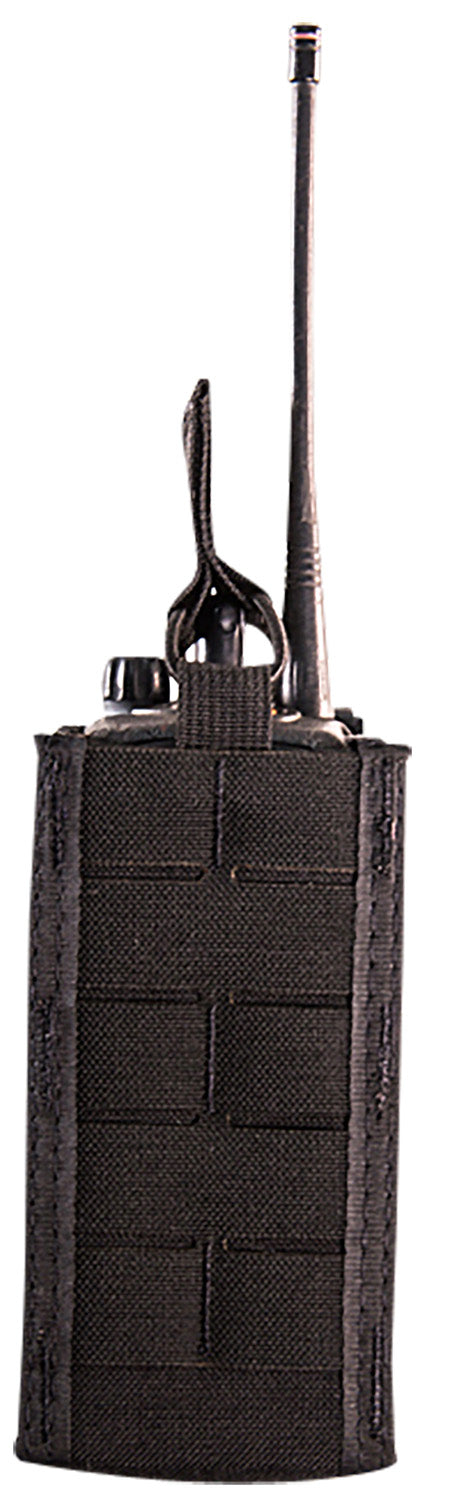 High Speed Gear 41RD00BK TACO Duty Radio Holder Black Nylon MOLLE & 2" Belt Mount