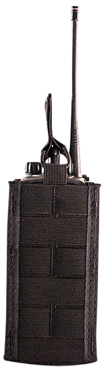 High Speed Gear 41RD00BK TACO Duty Radio Holder Black Nylon MOLLE & 2" Belt Mount