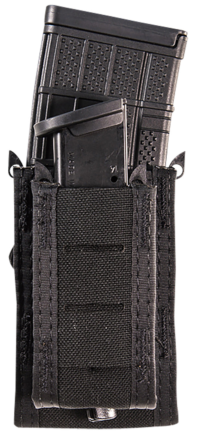 High Speed Gear 41DD00BK TACO Double Decker Mag Pouch Black Nylon MOLLE Mount