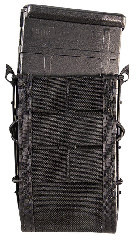 High Speed Gear 41TA00BK TACO Duty Single Rifle Mag Pouch Black Nylon MOLLE & 2" Belt