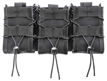 High Speed Gear 45DD00BK TACO Double Decker Triple Shingle Black Nylon MOLLE 3 Rifle/3 Pistol Mags