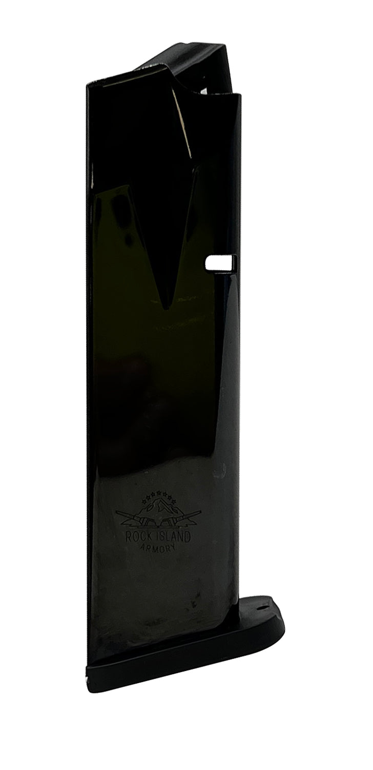 Rock Island 42384 RIA5.0 Flush Magazine 17rd 9mm Luger Black Steel