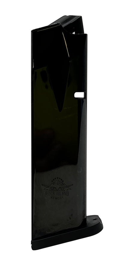 Rock Island 42384 RIA5.0 Flush Magazine 17rd 9mm Luger Black Steel