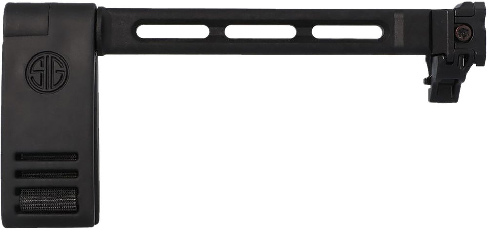 Sig Sauer 8901672 MCX/MPX Pivoting Contour Brace Black Folding with Locking Hinge 1913 Picatinny Interface