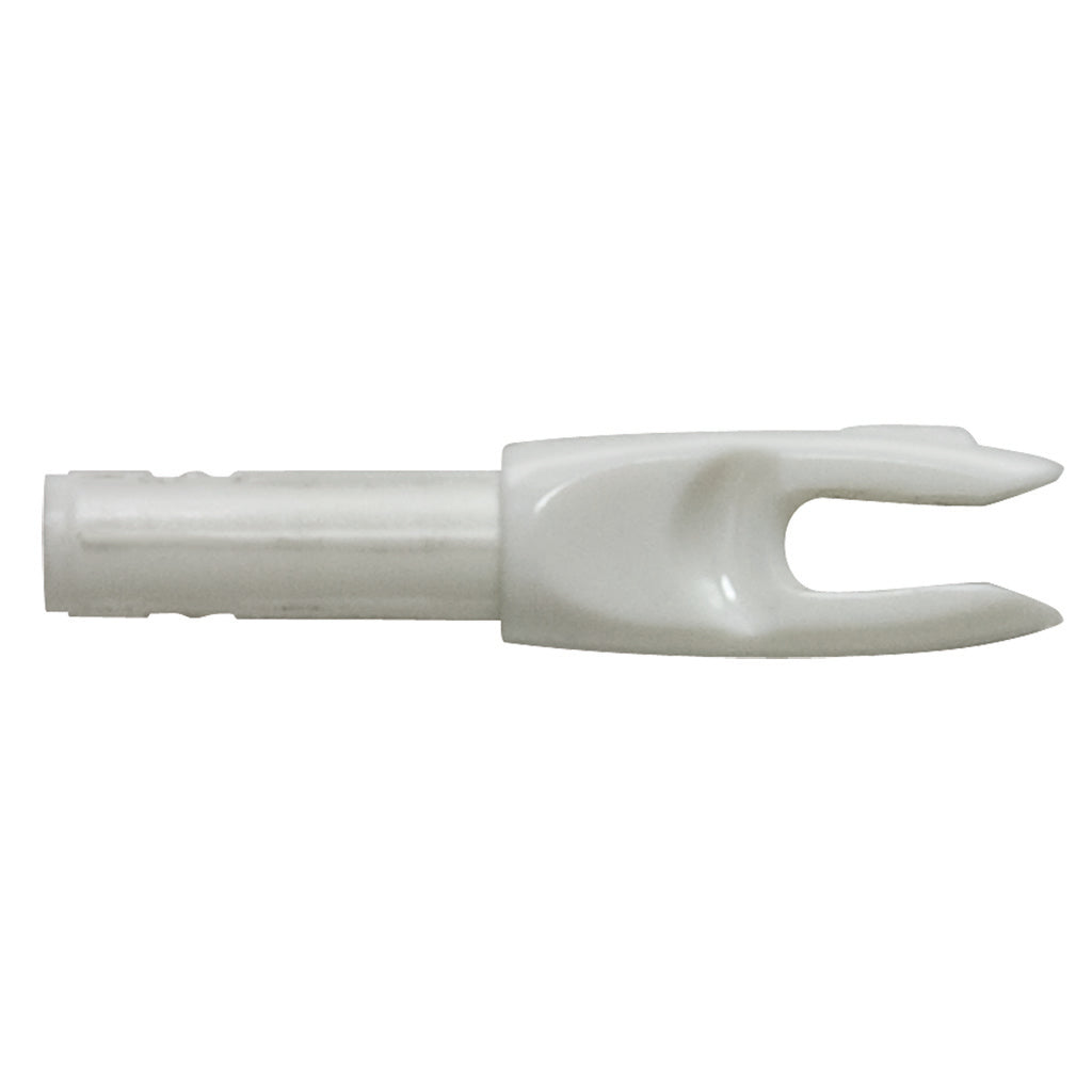 Easton 4mm G Nocks, White Large Groove, 12 Pack