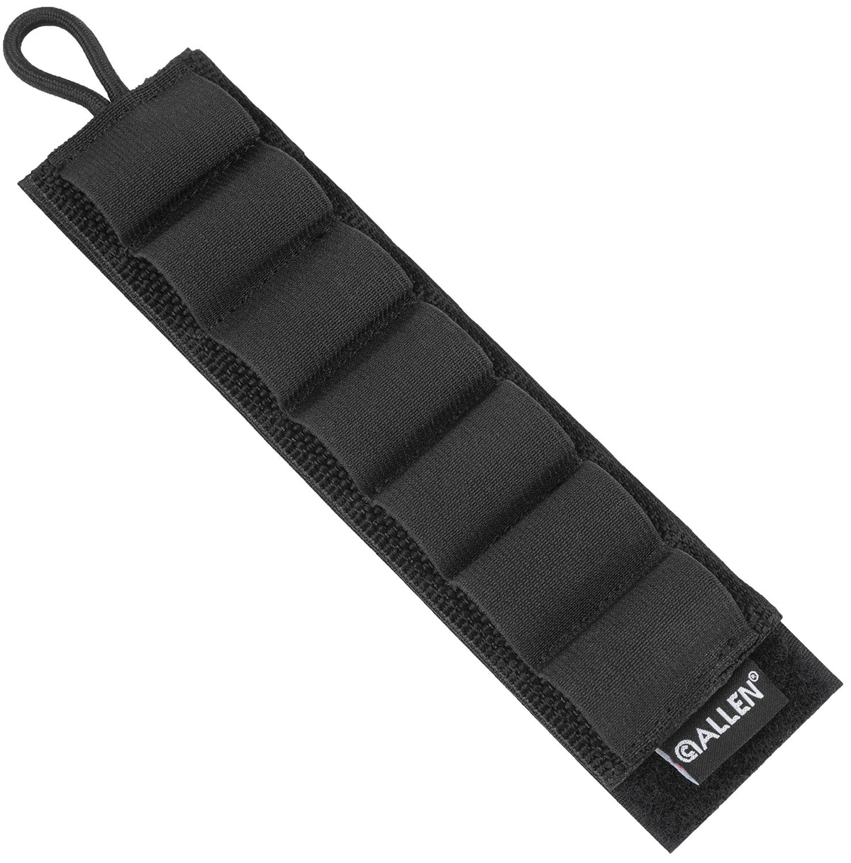 Allen 18421 Shotgun Ammo Card, 7rd, 12 Gauge, Black Endura, Velcro Mount