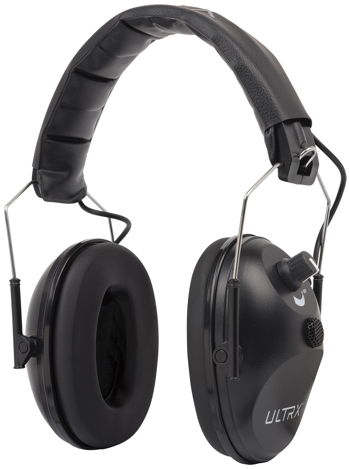 Allen ULTRX Electronic Earmuffs 23 dB NRR Black Hearing Protection Adult