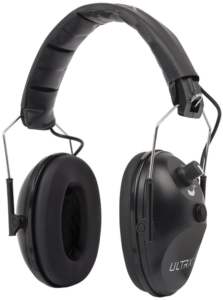 Allen ULTRX Electronic Earmuffs 23 dB NRR Black Hearing Protection Adult