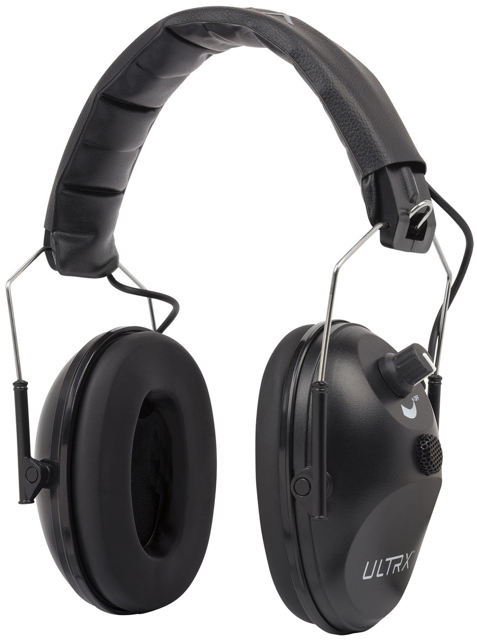 Allen ULTRX Electronic Earmuffs 23 dB NRR Black Hearing Protection Adult