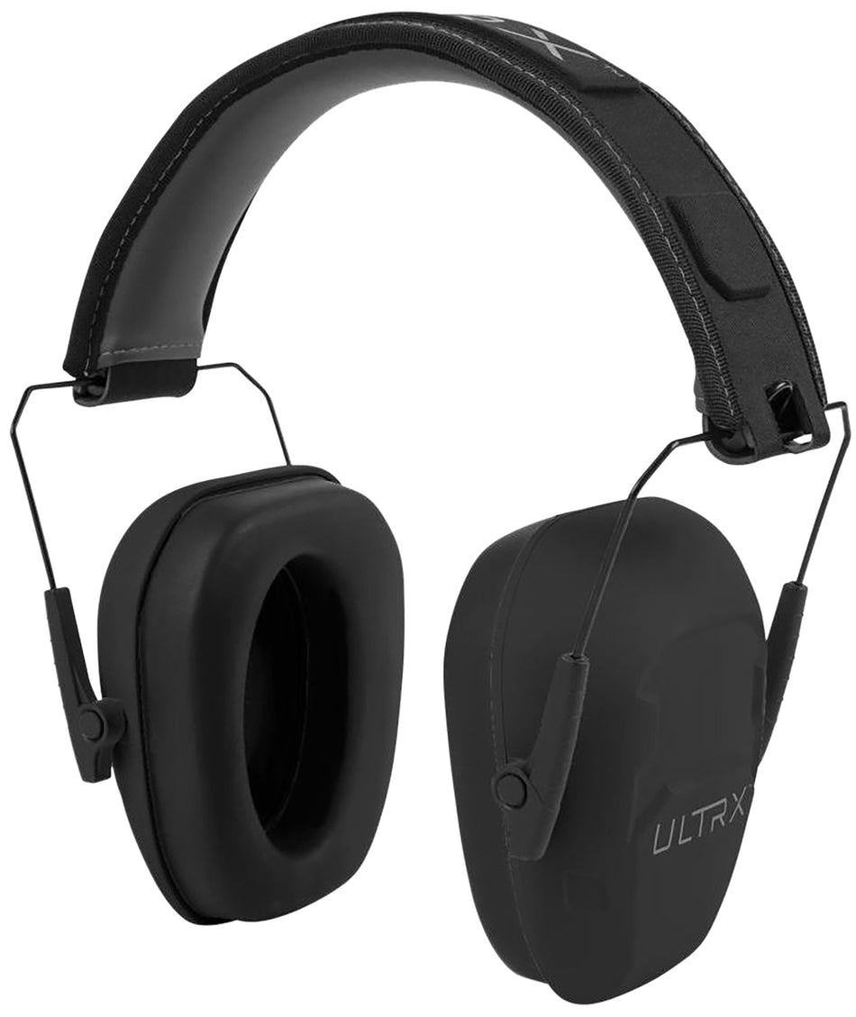 Allen ULTRX Shield Passive Earmuffs 23 dB NRR Midnight Gray Slim Profile