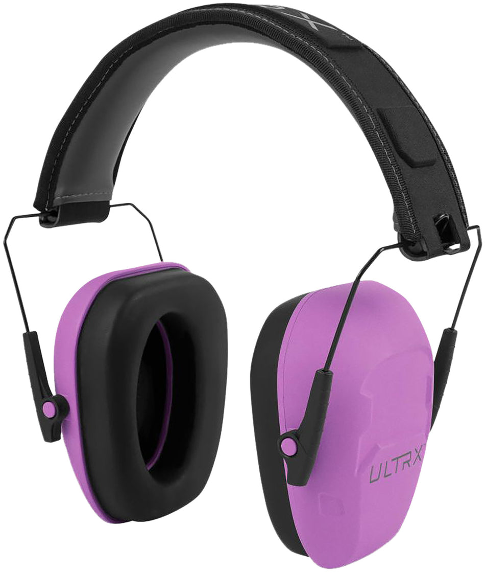 Allen ULTRX Shield Passive Earmuffs 23 dB NRR Plum Slim Profile Adult