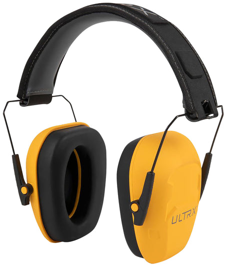 Allen ULTRX Shield Passive Earmuffs 23 dB NRR Yellow Slim Profile Adult