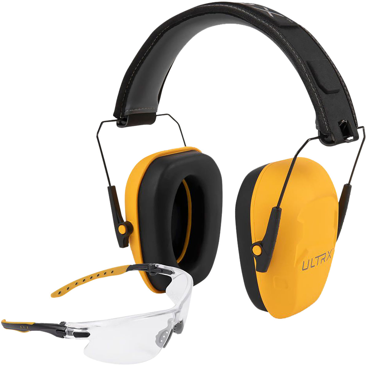 Allen ULTRX 4156 Shield Ear and Eye Protection Combo 23 dB Yellow