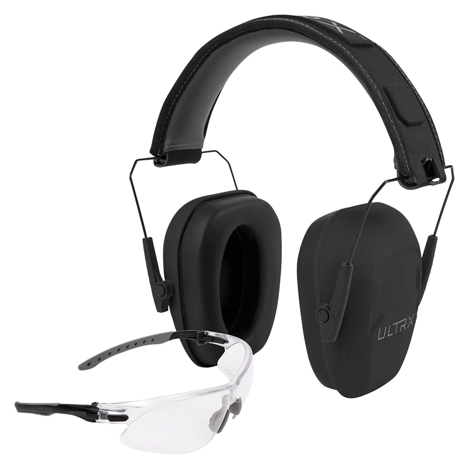 Allen ULTRX 4157 Shield Ear and Eye Protection Combo 23 dB Gray