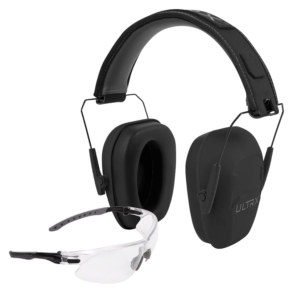 Allen ULTRX 4157 Shield Ear and Eye Protection Combo 23 dB Gray