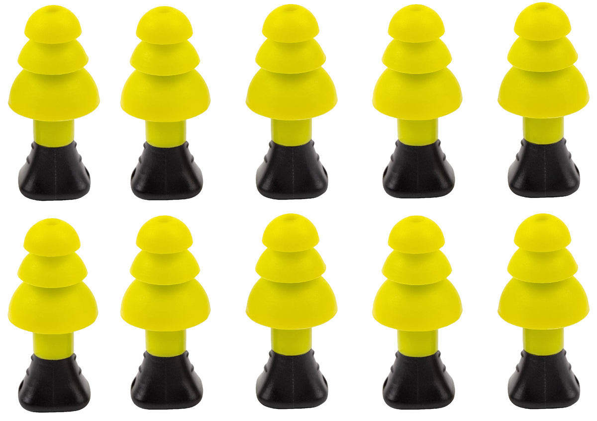 Allen ULTRX 4122 Silicone Ear Plugs 26 dB Yellow 5 Pair
