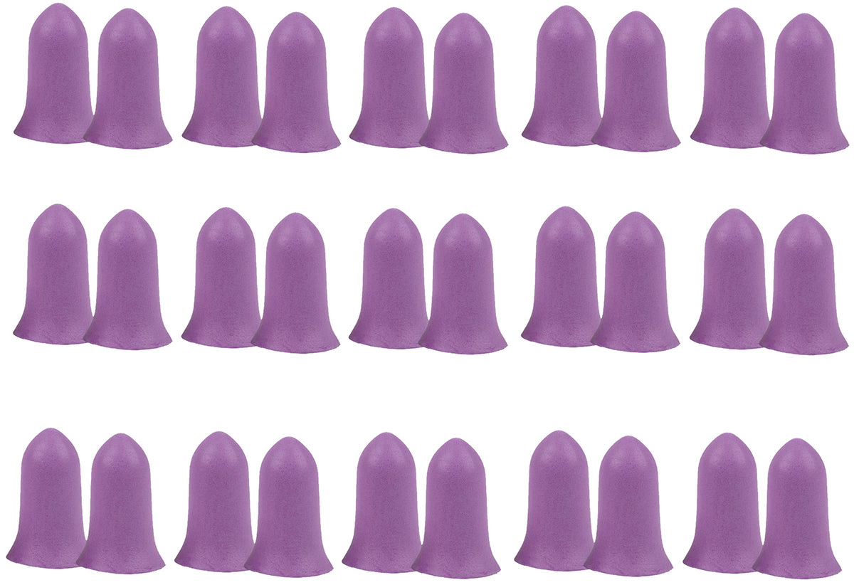 Allen ULTRX 4134 Small Tapered Foam Ear Plugs 32 dB Purple 15 Pair