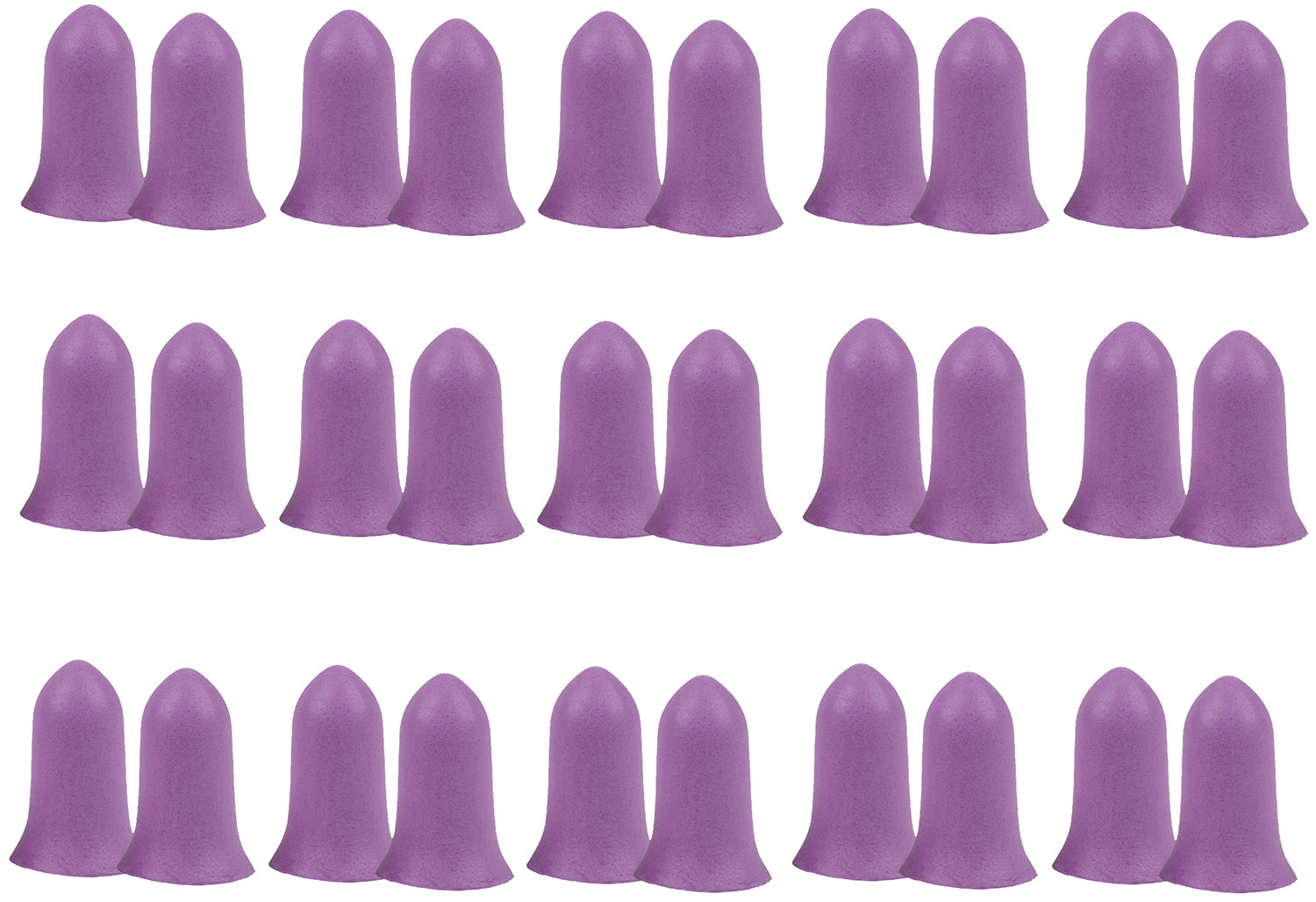 Allen ULTRX 4134 Small Tapered Foam Ear Plugs 32 dB Purple 15 Pair