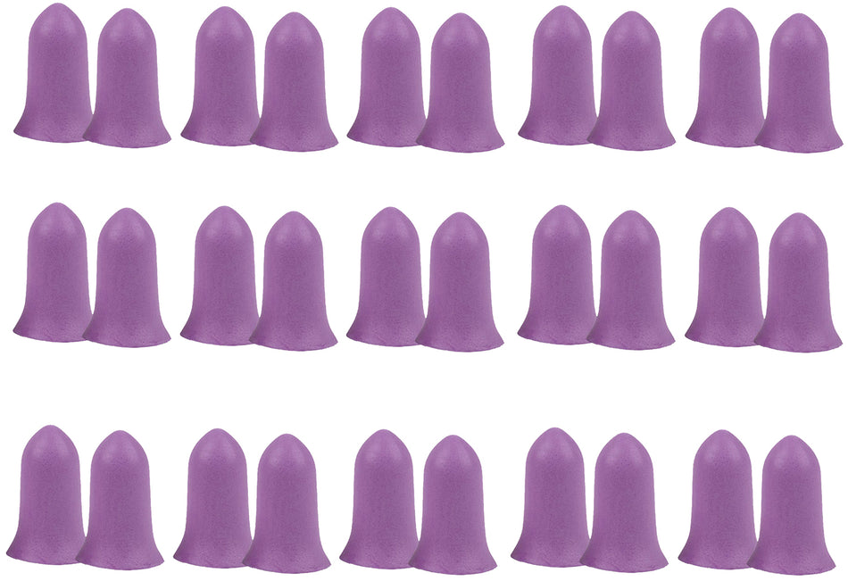 Allen ULTRX 4134 Small Tapered Foam Ear Plugs 32 dB Purple 15 Pair