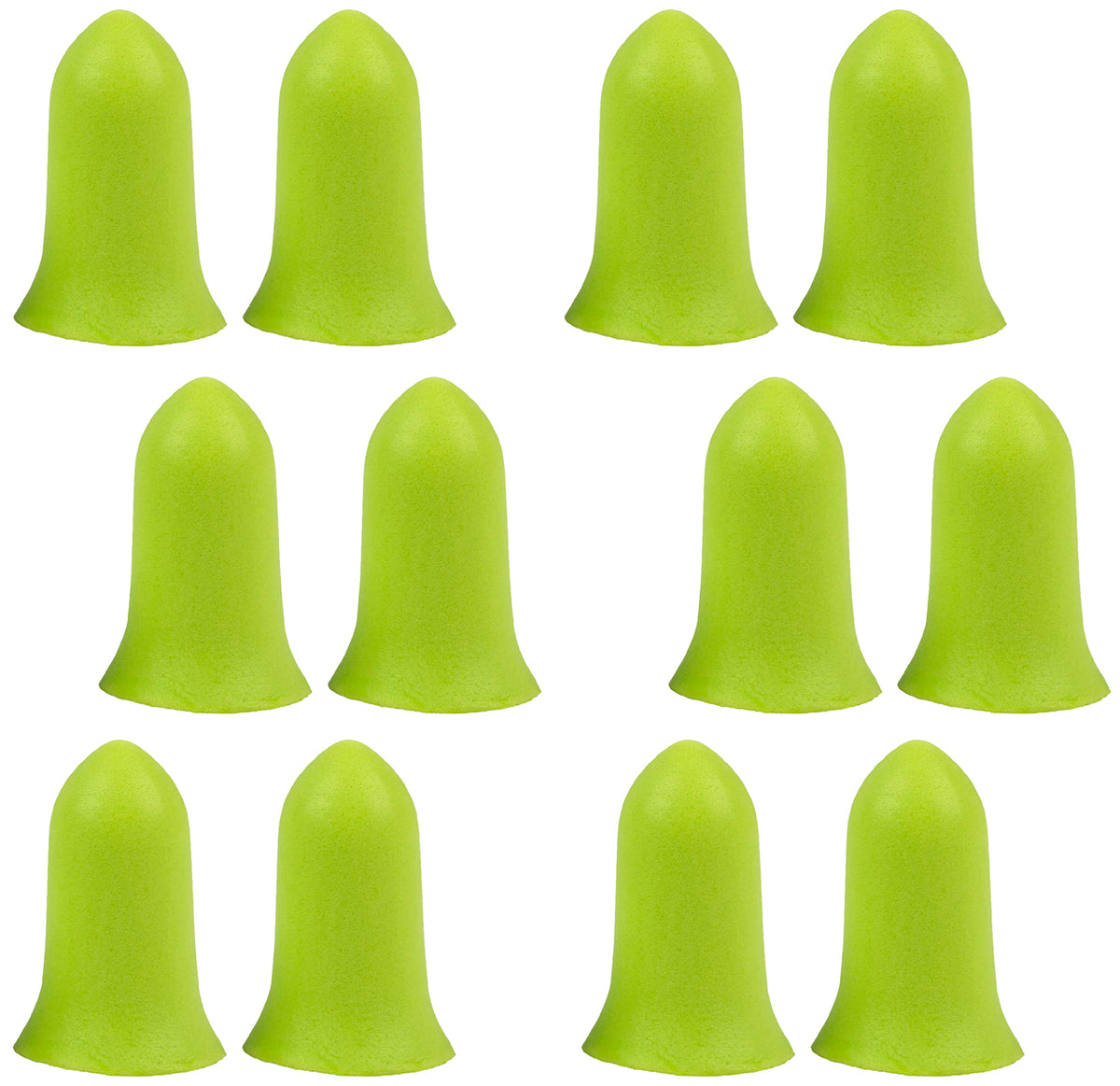 Allen ULTRX 4136 Tapered Foam Ear Plugs 32 dB Lime Green 6 Pair