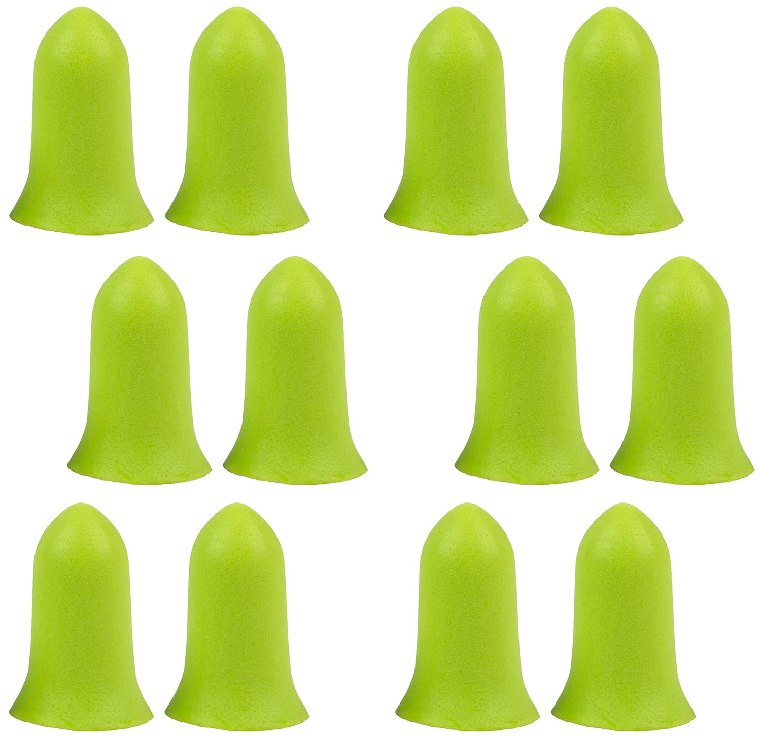 Allen ULTRX 4136 Tapered Foam Ear Plugs 32 dB Lime Green 6 Pair