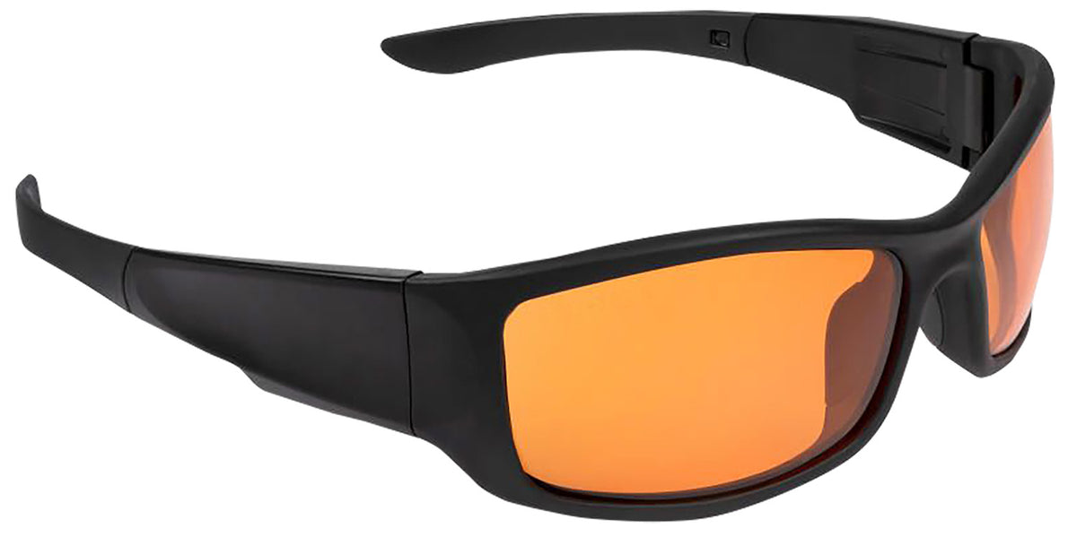 Allen Sync Safety Glasses Amber Lens Black Frame Anti-Fog Anti-Scratch