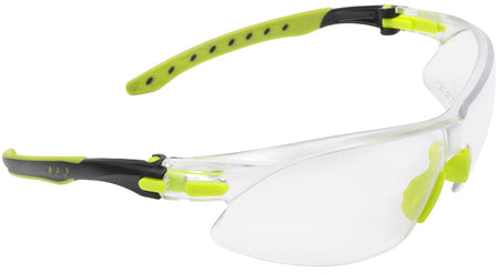 Allen Keen Safety Glasses Youth Clear Lens Lime Green Frame Anti-Fog