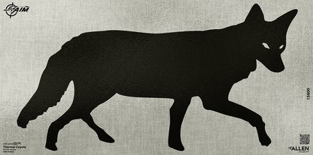 EZ-Aim Coyote Thermal ID Adhesive Paper Target, 24"x12", Black/Gray
