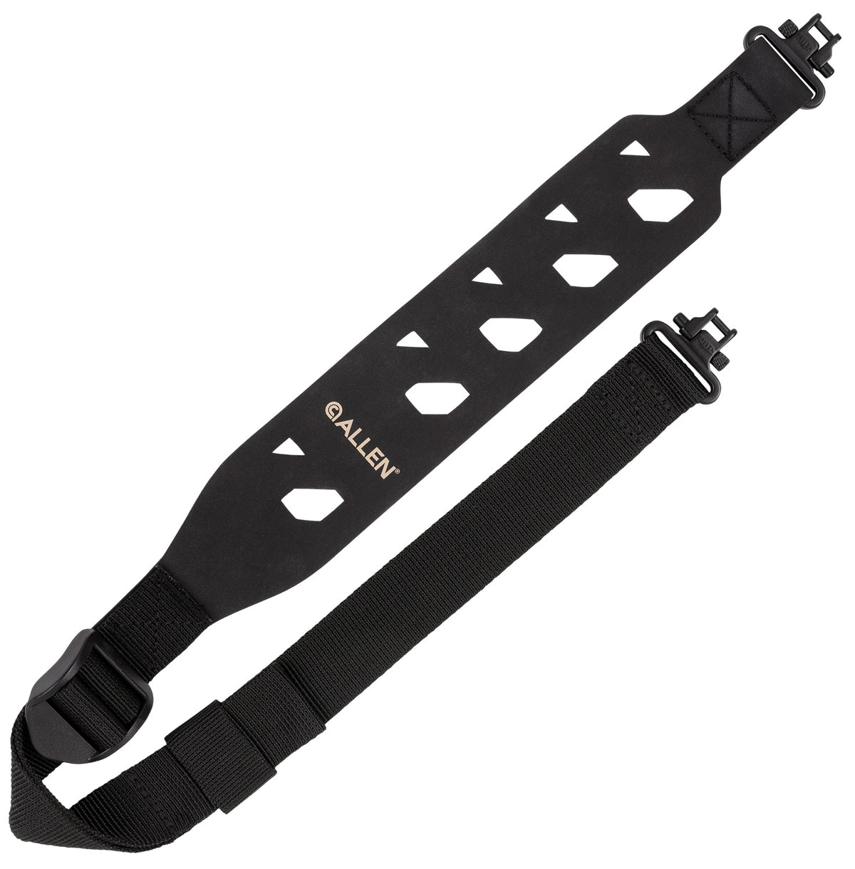Allen 8535 Hyperlite Black Rifle Sling with Swivels Lightweight Hypalon