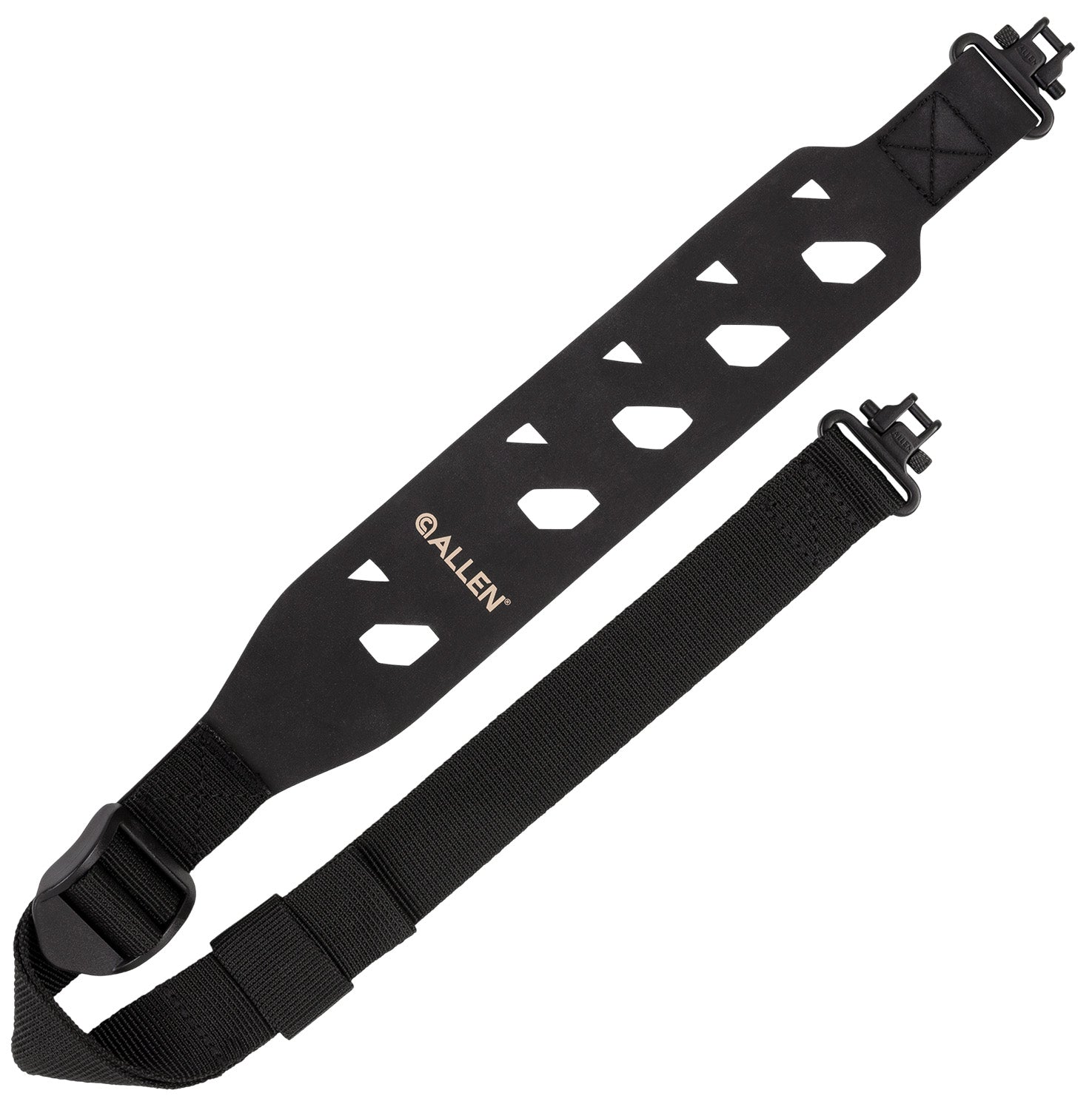 Allen 8535 Hyperlite Black Rifle Sling with Swivels Lightweight Hypalon
