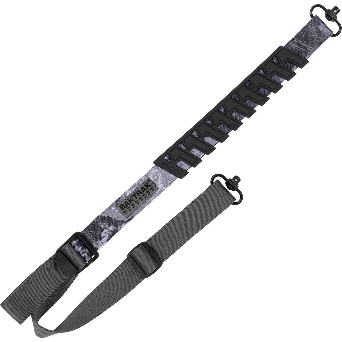 Allen 8539 Trak Sling Gray Adjustable Rifle Sling Non-Slip Traction Web with Swivels