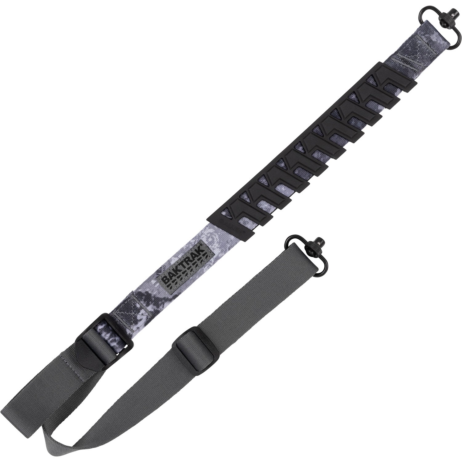 Allen 8539 Trak Sling Gray Adjustable Rifle Sling Non-Slip Traction Web with Swivels