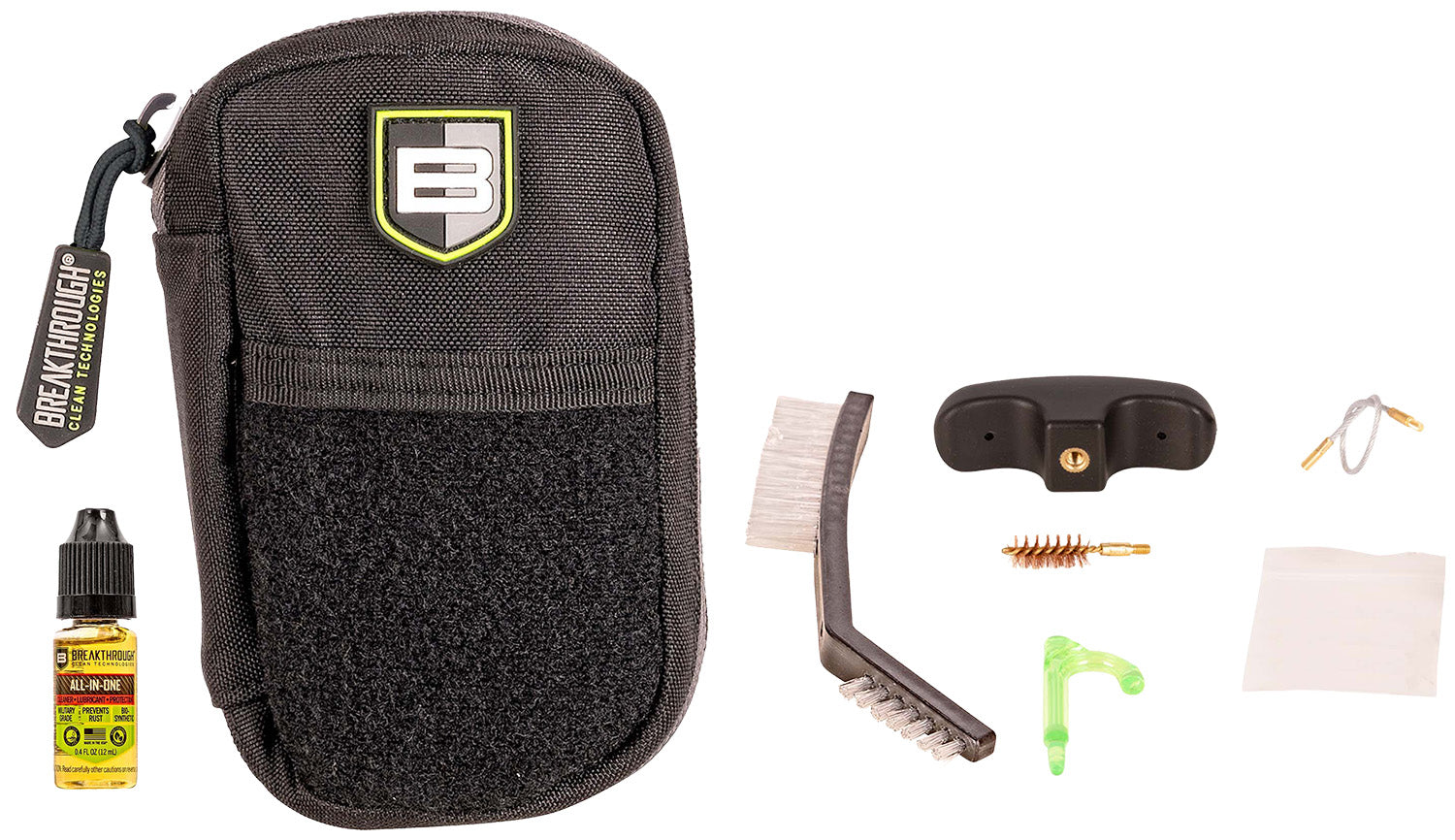 Breakthrough Clean Badge Series Pull-Thru Cleaning Kit .44/.45 Cal