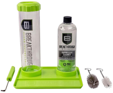Breakthrough Clean BT-SCK Suppressor Cleaning Kit with Soaking Tube and Brushes